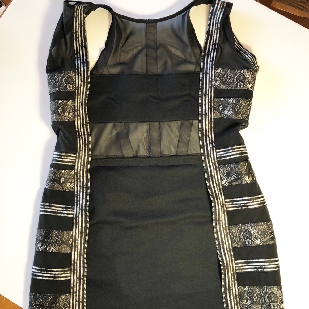 Nasty Gal XXS Black bandage Body Con dress - Picture 6 of 8